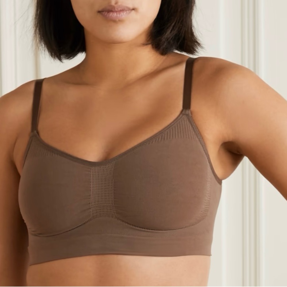 🤎NEW SKIMS SESMLESS SCULPT BRALETTE BRA OXIDE S/M